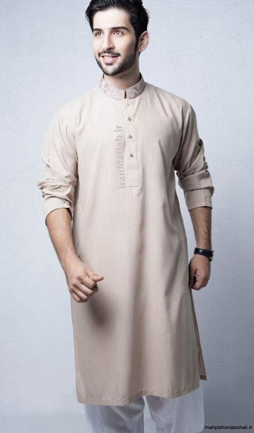 مدل یقه لباس افغانی مردانه