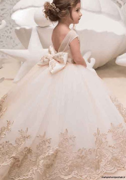 مدل لباس عروس دخترانه کوتاه