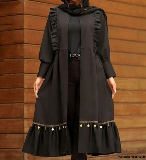 مدل لباس بلند خانگی دوتیکه