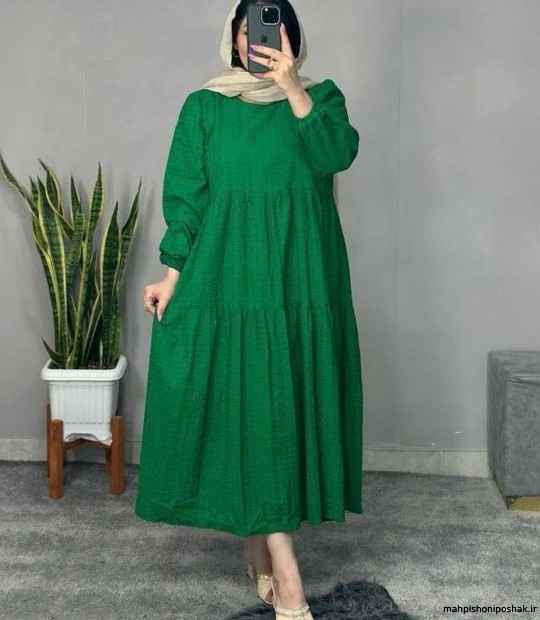 مدل لباس مجلسی با پارچه خامه دوزی