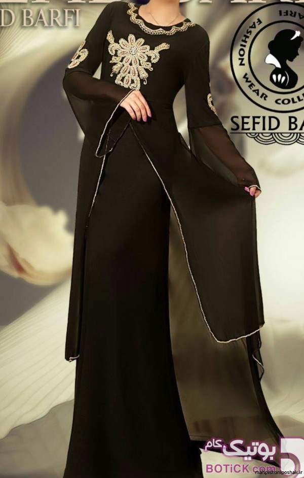 مدل لباس عربی پولکی