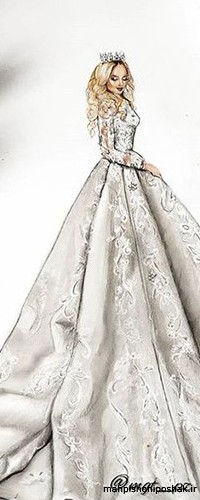 مدل لباس عروس طراحی
