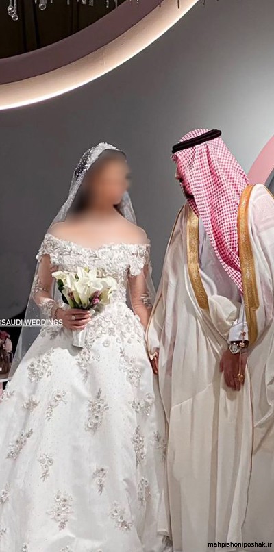 مدل لباس مجلسی عربی پوشیده در اینستاگرام