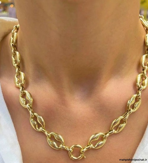 مدل گردنبند زنجیری دخترانه