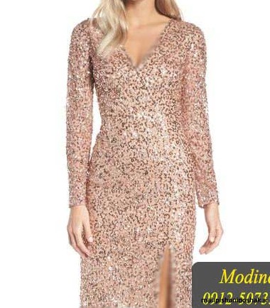 مدل لباس با لمه طلایی