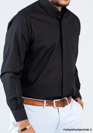 مدل دوخت پیراهن مشکی مردانه