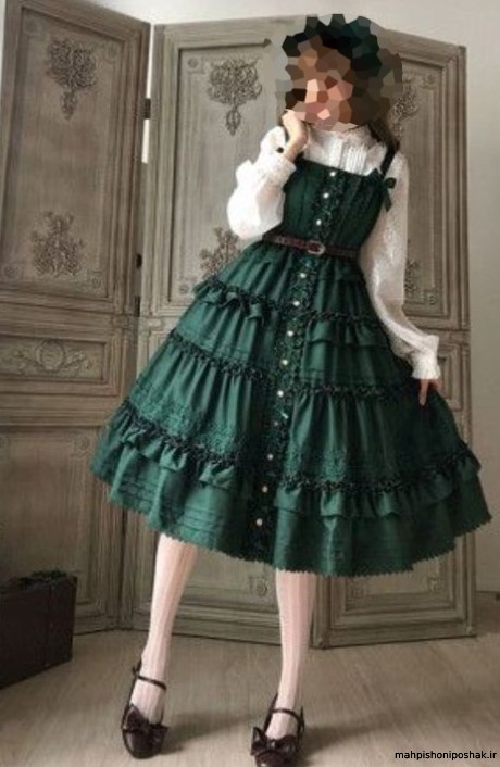 مدل لباس عروسکی بلند بچه گانه
