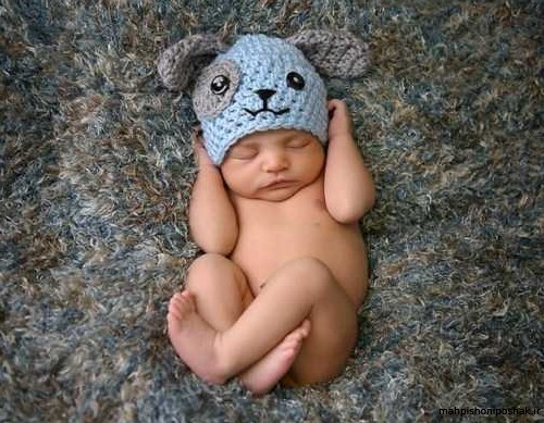 مدل کلاه نمدی نوزادی