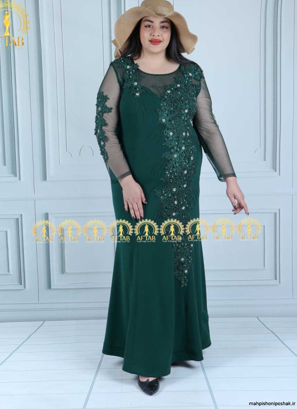 مدل لباس مجلسی خرجکار گیپور