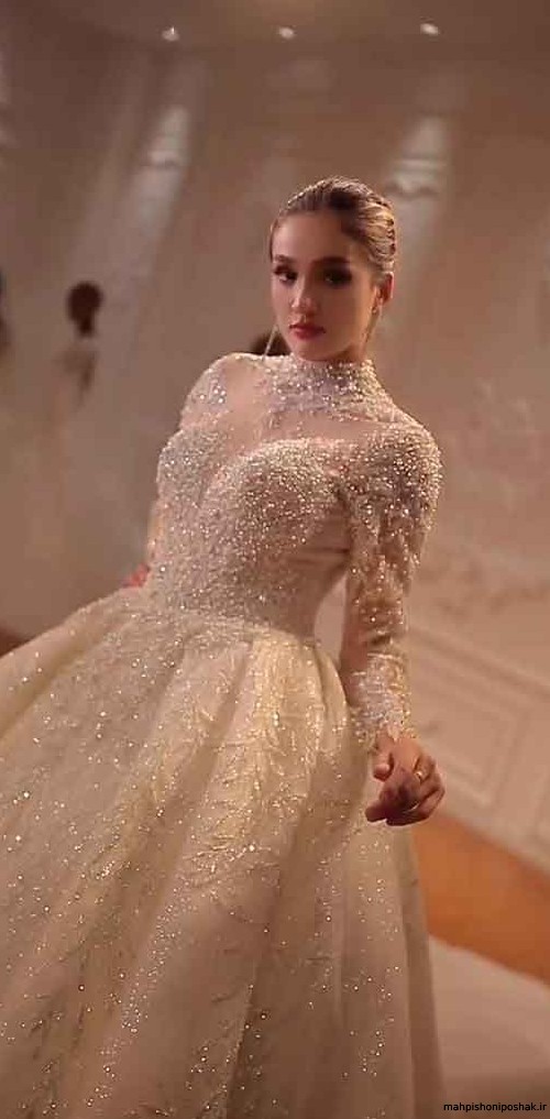 مدل لباس عروس جدید دانتل