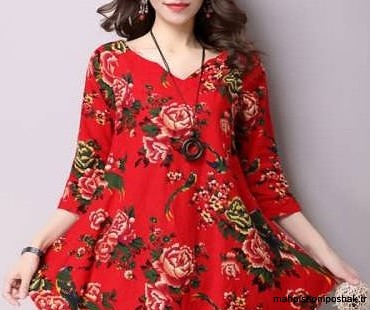 مدل لباس کشی زنانه گلدار