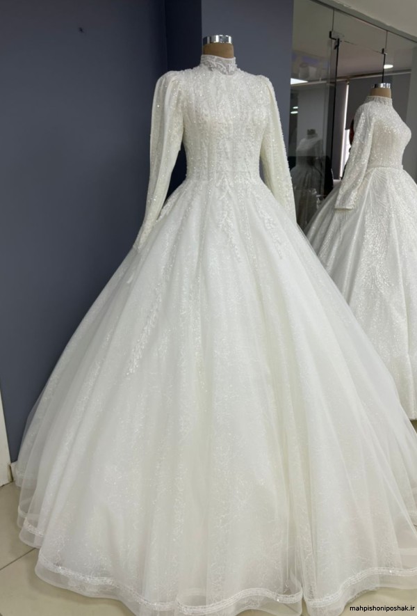 مدل لباس عروس ساده و شیک جدید