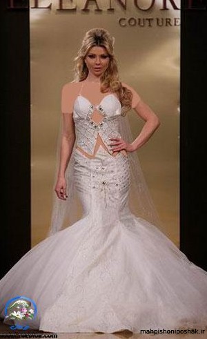 مدل لباس عروس عربی شیک