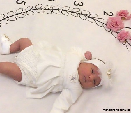 مدل لباس نوزاد شش ماهه دختر