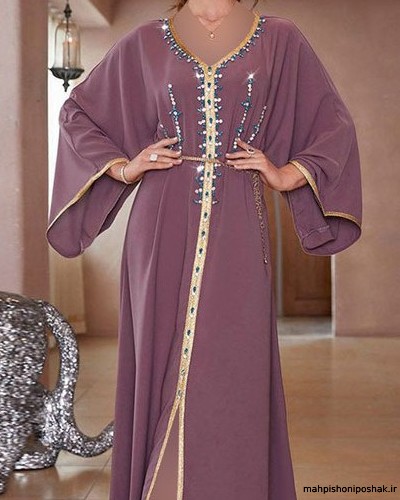 مدل لباس مجلسی عربی پوشیده در اینستاگرام