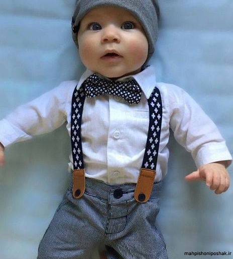 مدل لباس نوزاد پسر 5 ماهه