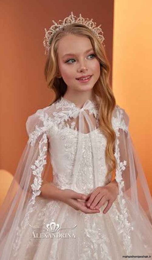 مدل لباس عروس بچه گانه جلو کوتاه پشت بلند