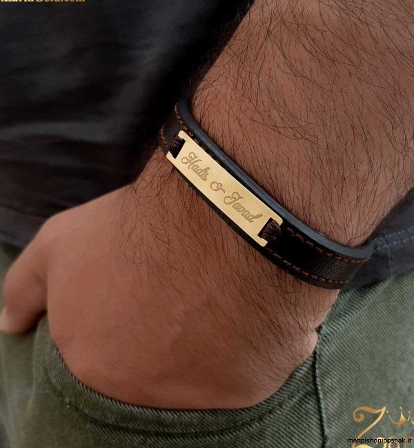 مدل دستبند مردانه چرمی