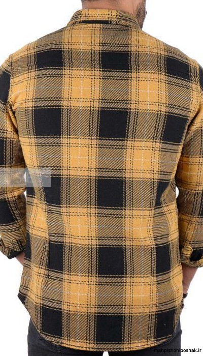 مدل پیراهن مردانه چهارخانه پشمی