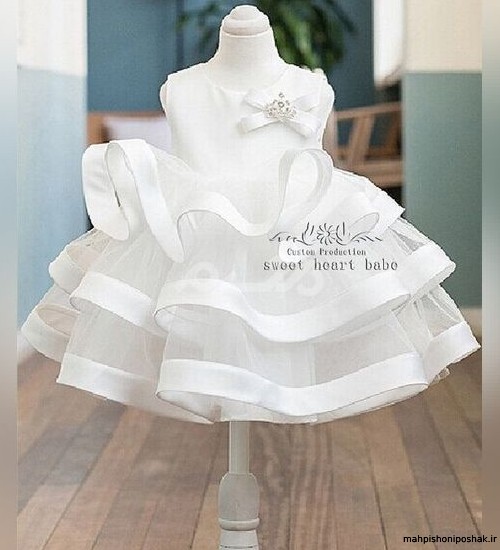 مدل لباس عروس عروسکی کوتاه
