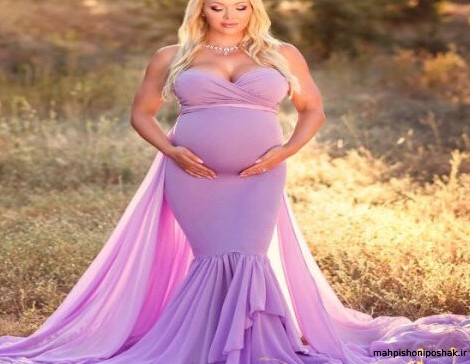 مدل لباس بارداری مجلسی شیک