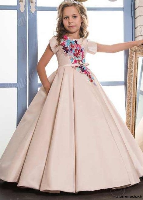 مدل لباس مجلسی دخترانه هشت ساله