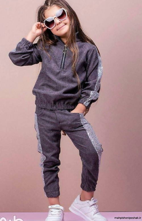 مدل هودی شلوار پسرانه مخمل کبریتی