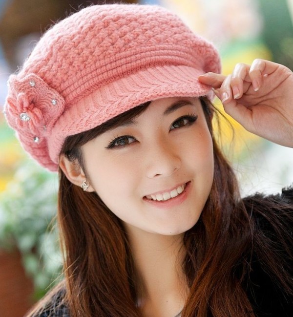 مدل کلاه بافتنی چین چین دخترانه