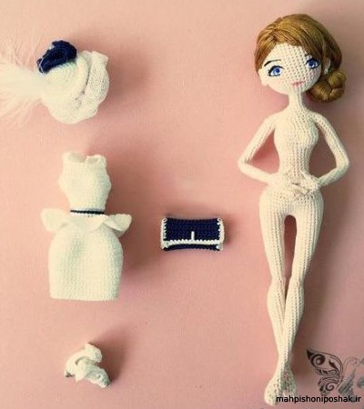 مدل جوراب بافتنی عروسک