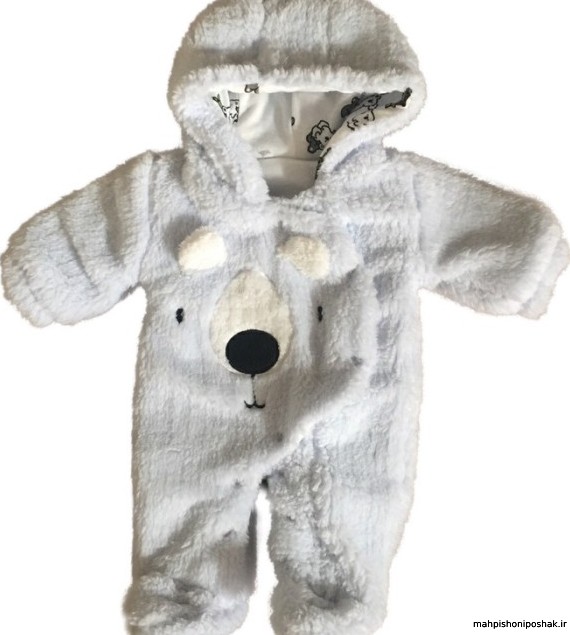 مدل لباس سرهمی زمستانه نوزاد