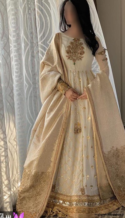 مدل لباس حاشیه دار هندی