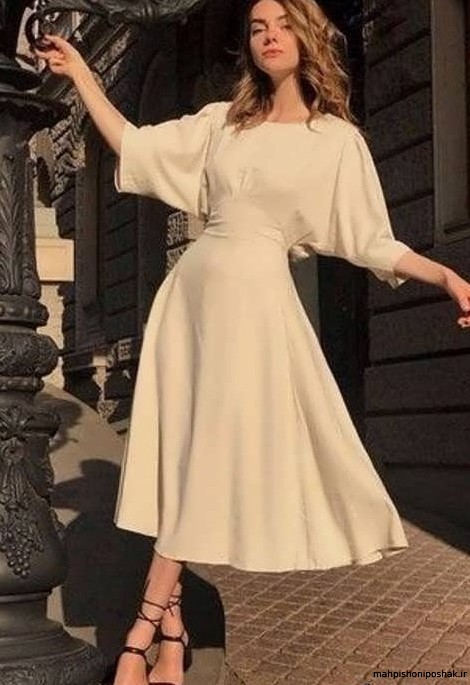 مدل لباس بلند فرانسوی زنانه