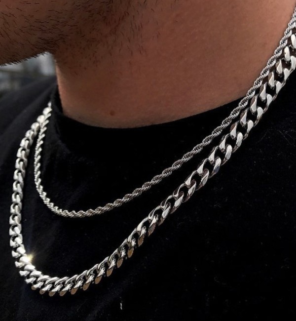 مدل گردنبند زنجیر مردانه