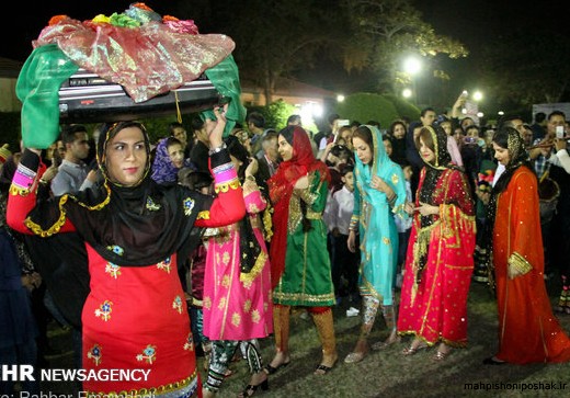 مدل لباس بندری شب حنابندان