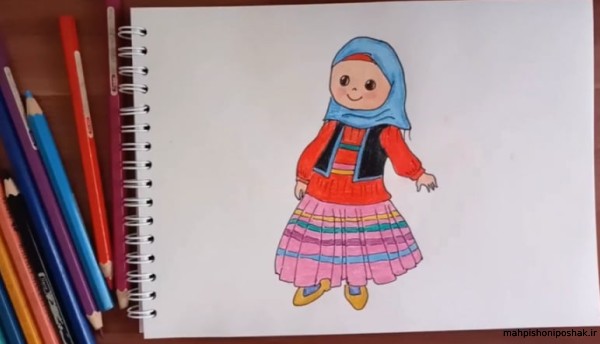 مدل لباس سنتی کودکانه