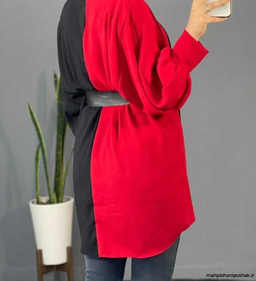 مدل لباس ابروبادی ساده دو رنگ