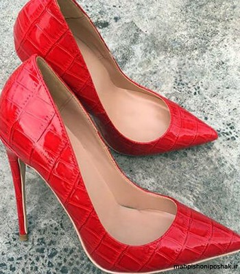 مدل کفش های پاشنه بلند مجلسی قرمز