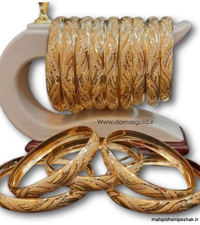 مدل دستبند فنری طلا
