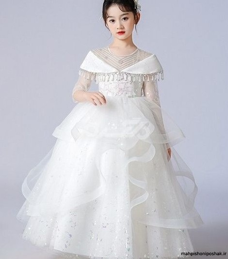 مدل لباس عروس دخترانه بلند