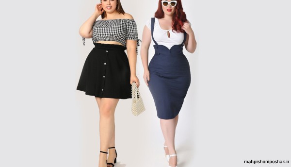 مدل لباس مجلسی پوشیده برای خانم های چاق