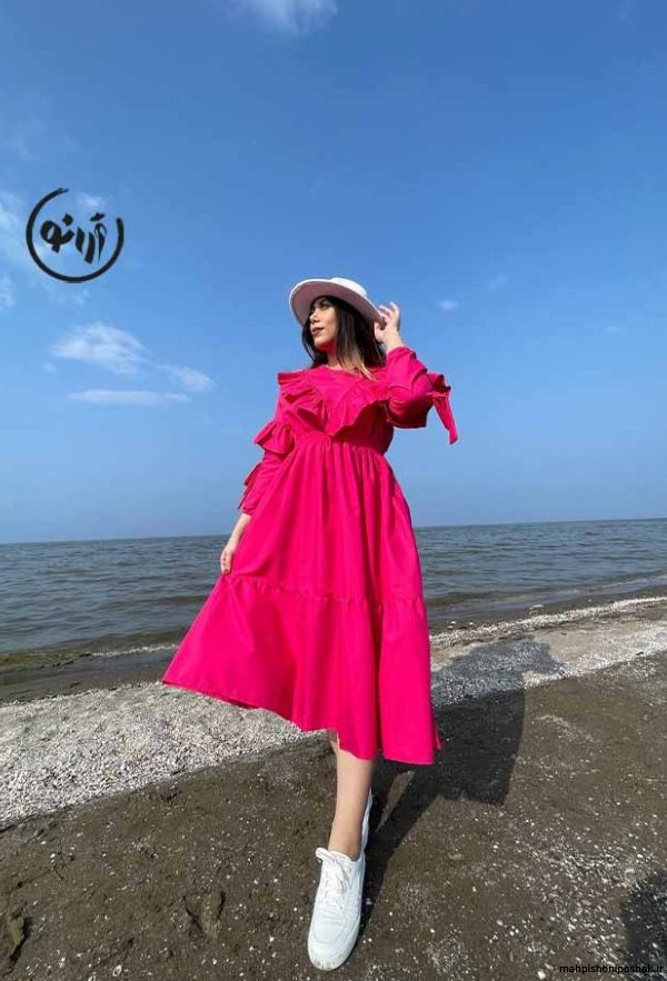 مدل لباس ساحلی چین دار