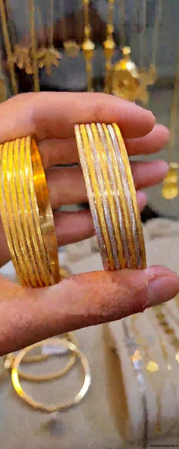 مدل دستبند فنری طلا