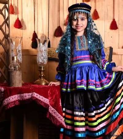 مدل لباس سنتی بچه گانه دخترانه