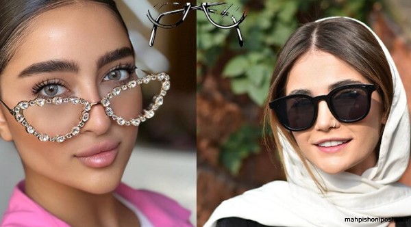 مدل جدید عینک افتابی زنانه