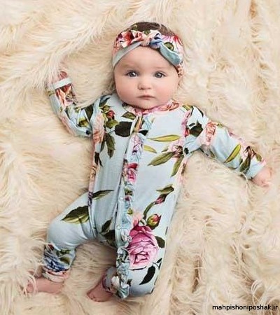 مدل لباس سرهمی نوزاد دخترانه