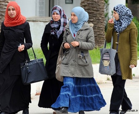 مدل بستن روسری زنان ترکیه