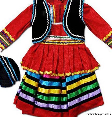 مدل لباس سنتی کودکانه