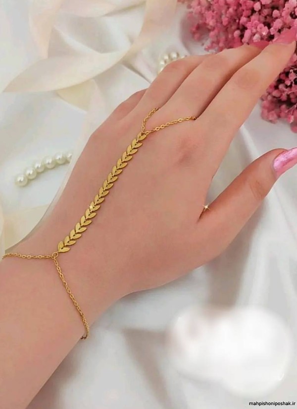 مدل دستبند انگشتری طلا