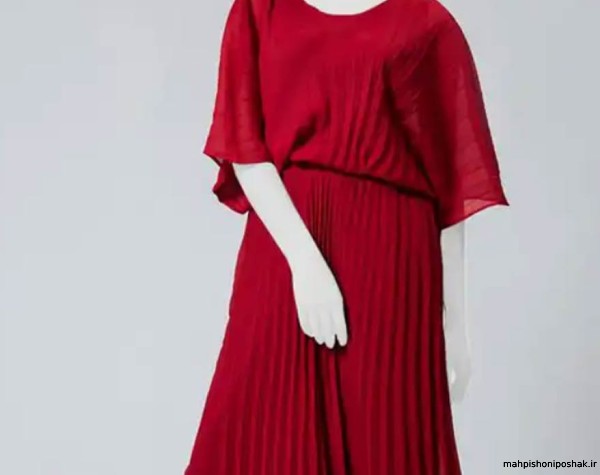 مدل لباس مجلسی قرمز و مشکی