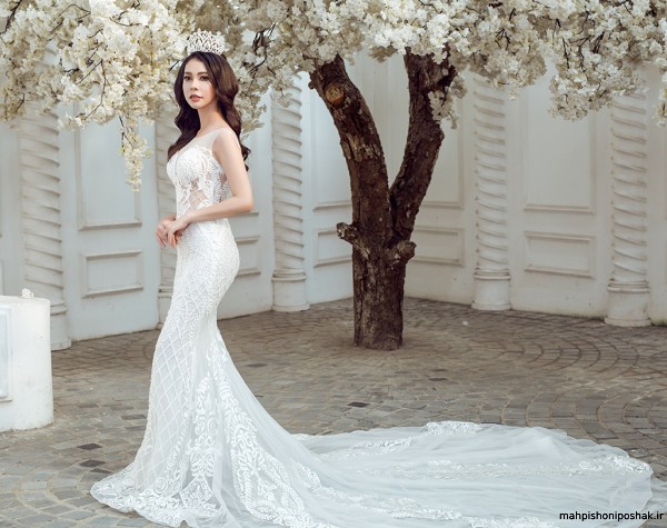 مدل لباس عروس بلند زنانه